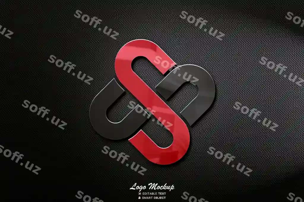 3d logo mockup bosslangan | 3d logo mockup embossed