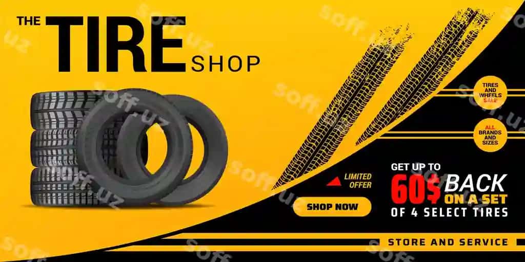 Shina do'koni, avto xizmati, mashina g'ildirak shina do'koni | Tire shop auto service car wheel tyre store