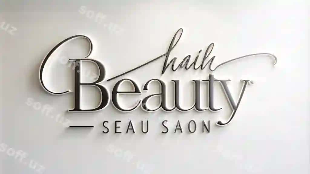 Belgi chiroyi oq fonda namoyish etiladi | Sign beauty is displayed white background