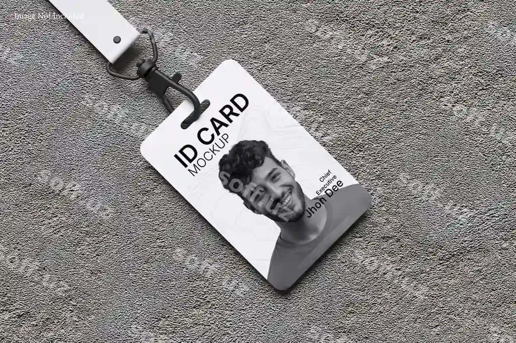 ID karta mockup | Id card mockup