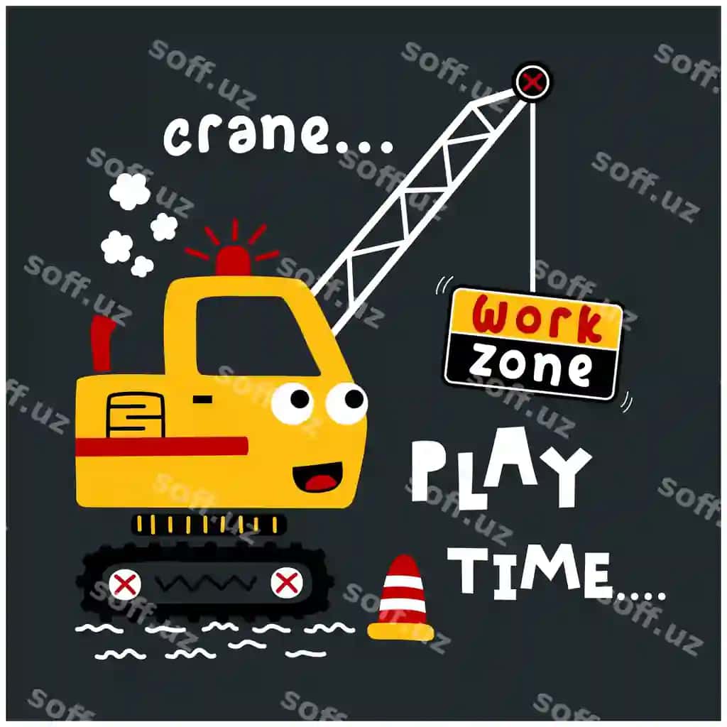 Sevimli baltaci ish hududi gulbishga multfil'm | Cute crane work zone funny cartoon