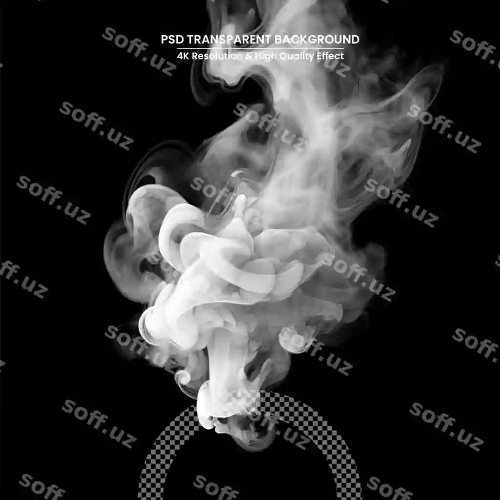 Oq poshuk tun tuman pulver sprey bulutlar dan ajraltirilgan shaffof | White dust smoke fog powder spray clouds from isolated transparent