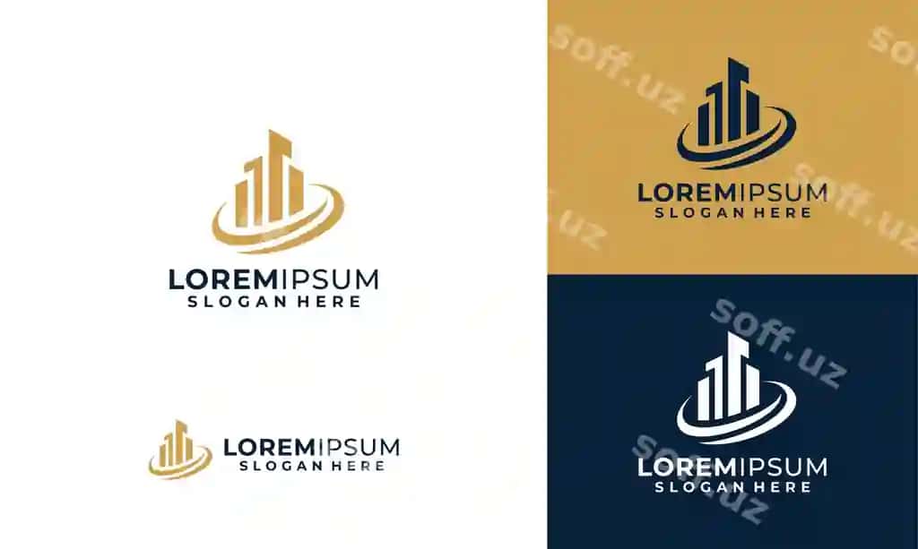 Shahar logotip dizayn shabloni va biznes karta shabloni | City logo design template with business card template