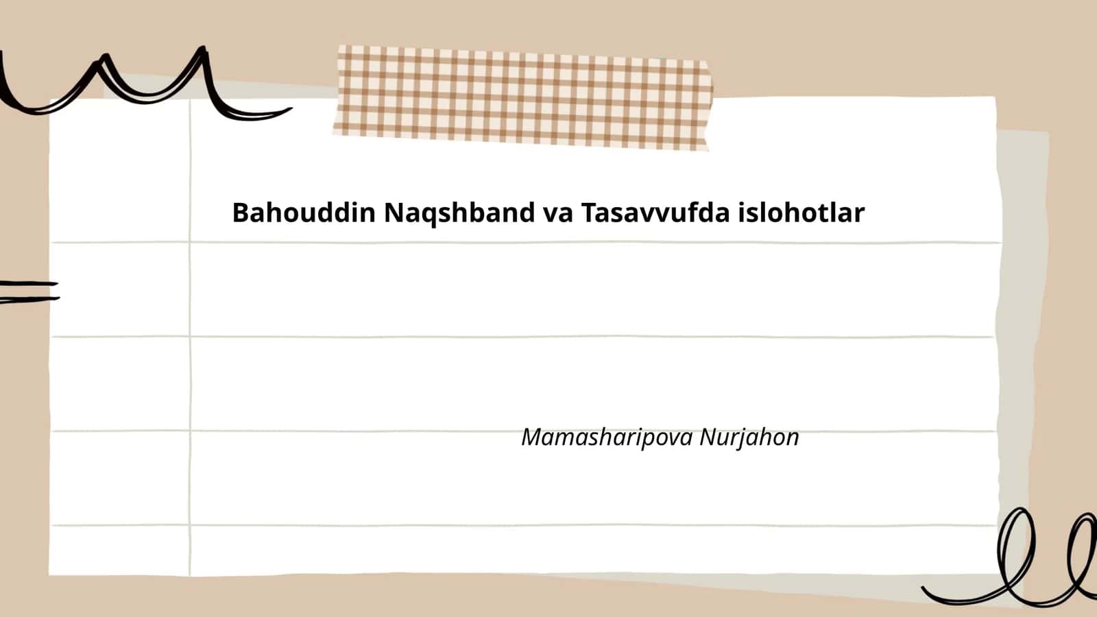 Bahouddin Naqshband va Tasavvufda islohotlar