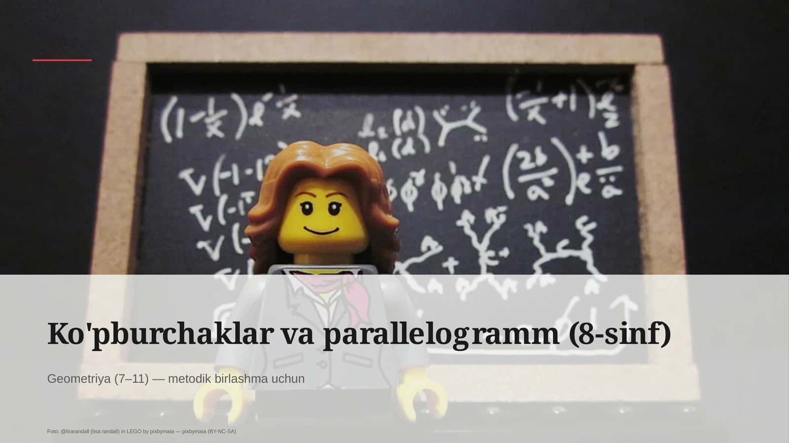 Ko'pburchaklar va parallelogramm (8-sinf)