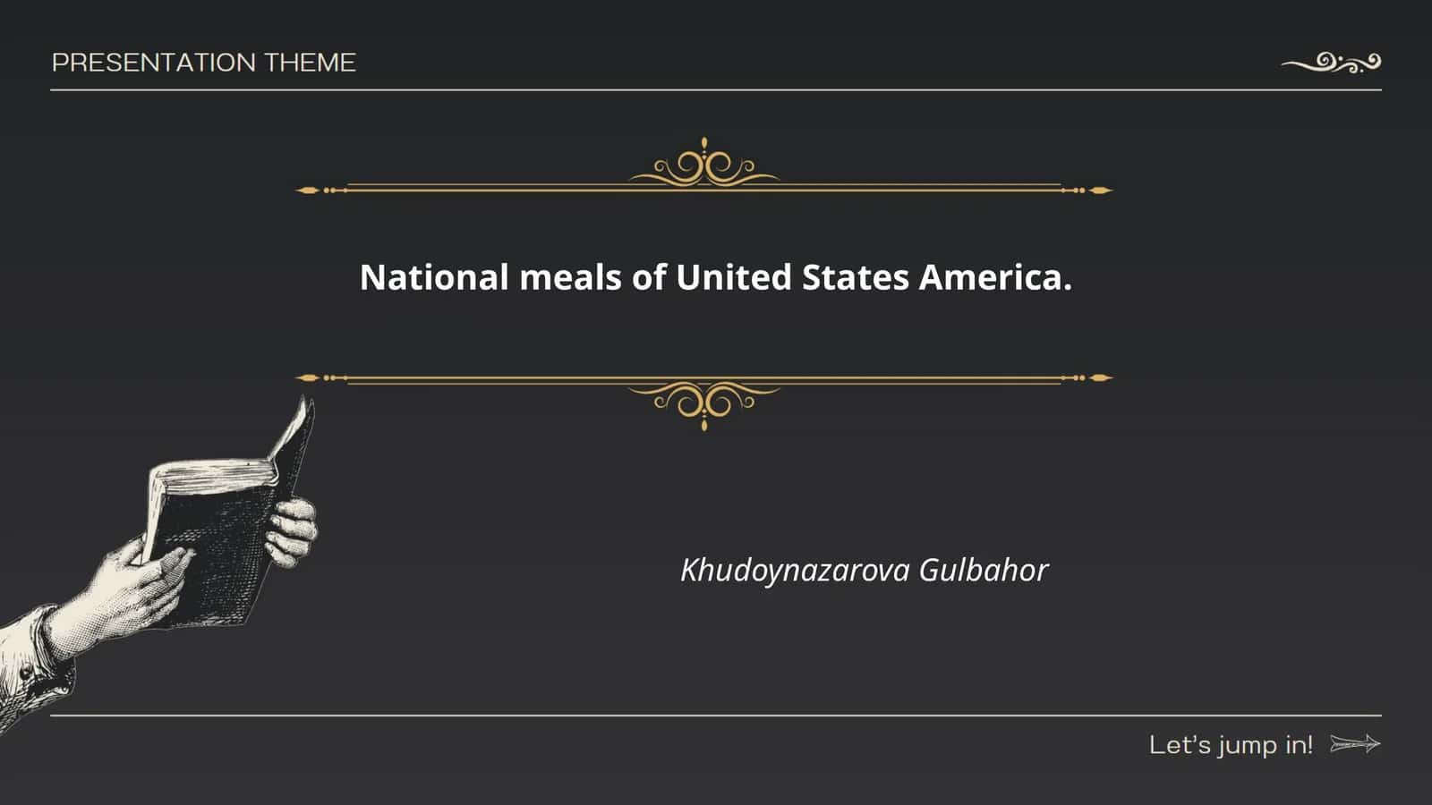 National meals of United States America