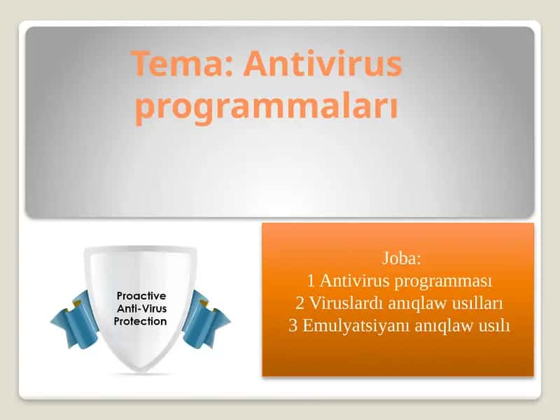 Antivirusprogramması