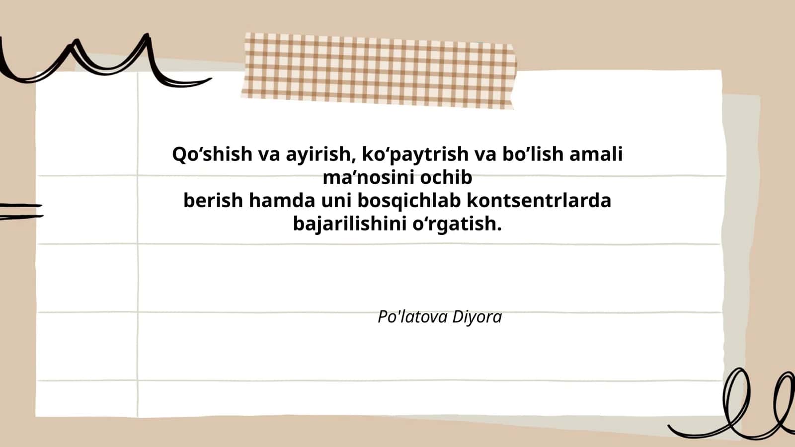 Qo'shish va Ayirish