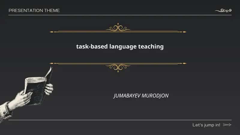 task-based language teaching