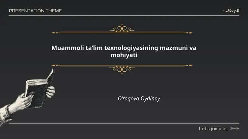 Muammoli taʼlim texnologiyasi