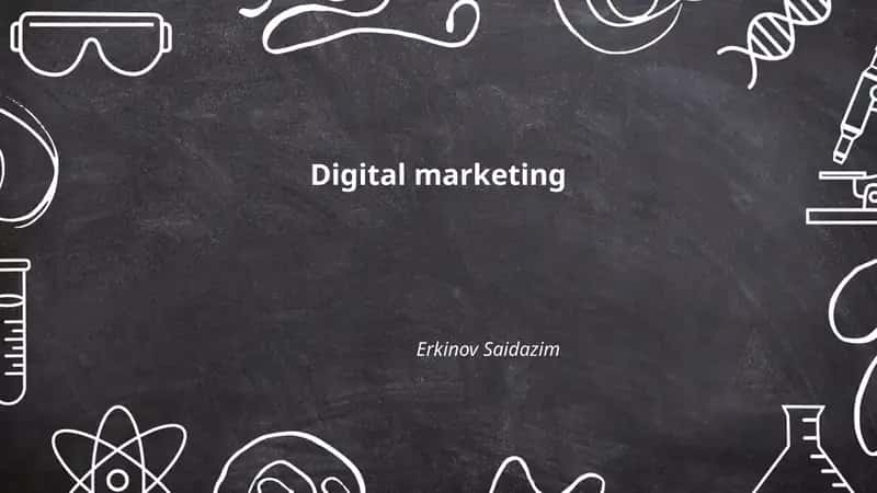 Digital marketing