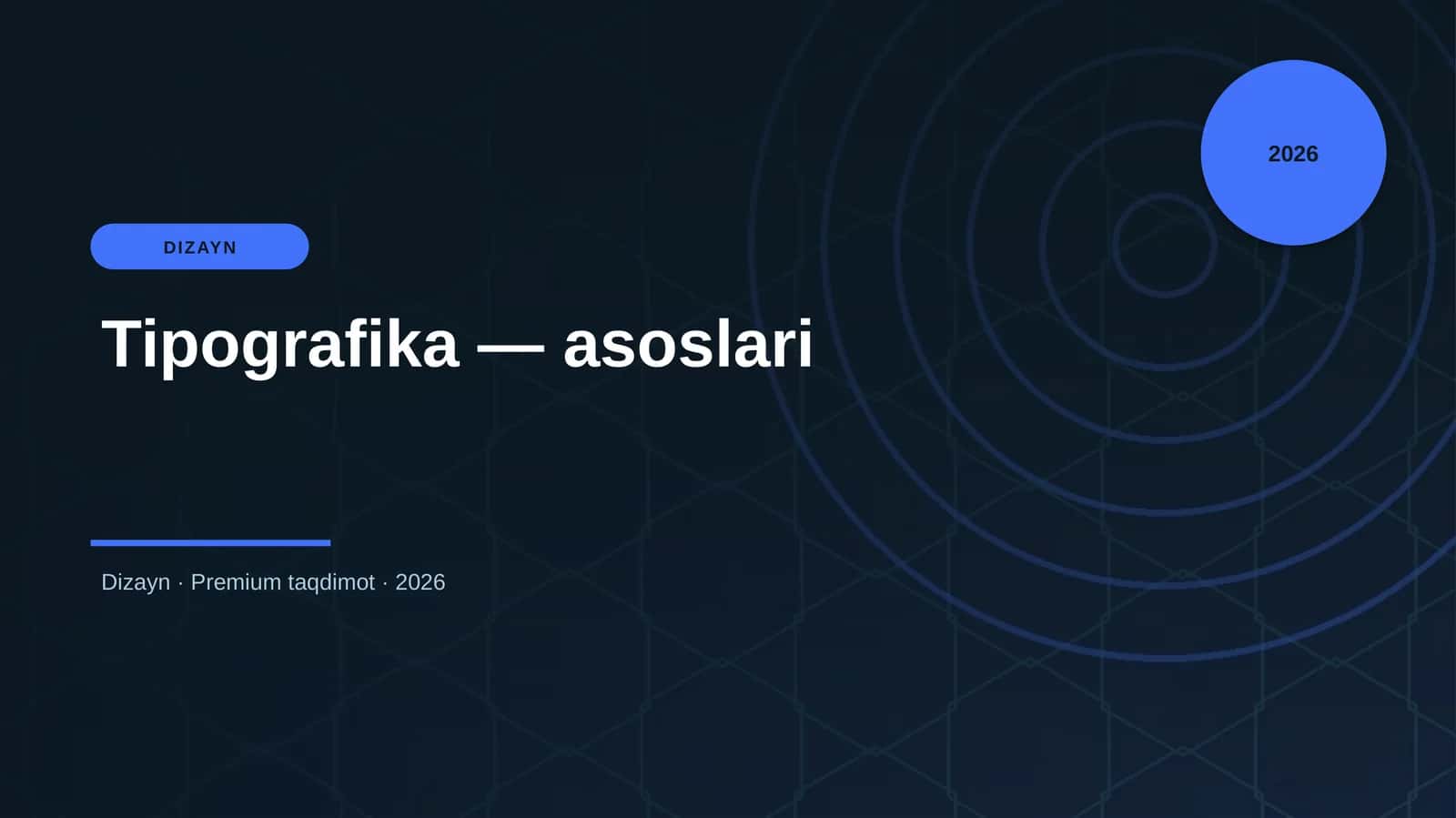Tipografika - asoslari