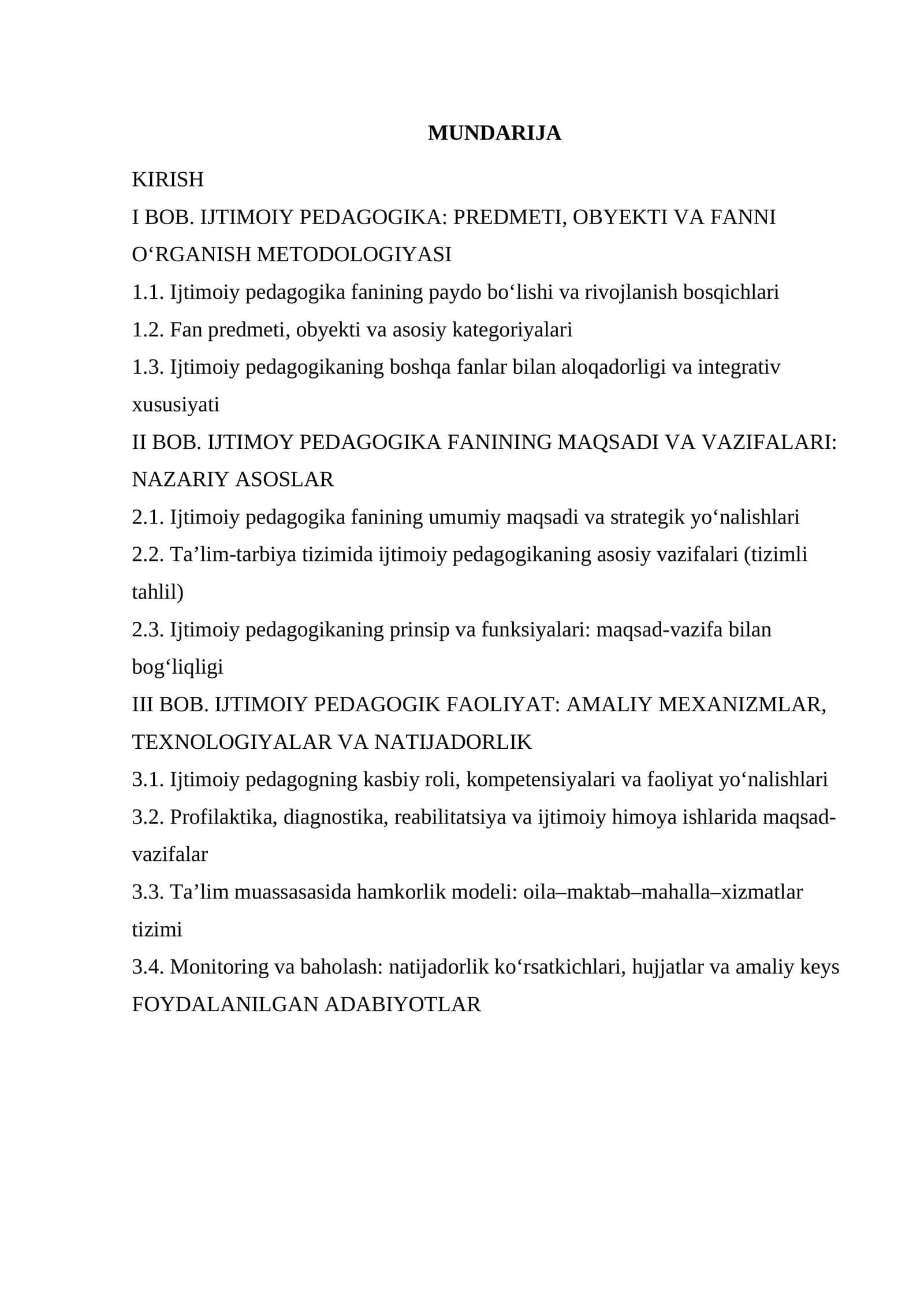 IJTIMOIY PEDAGOGIK FAOLIYAT