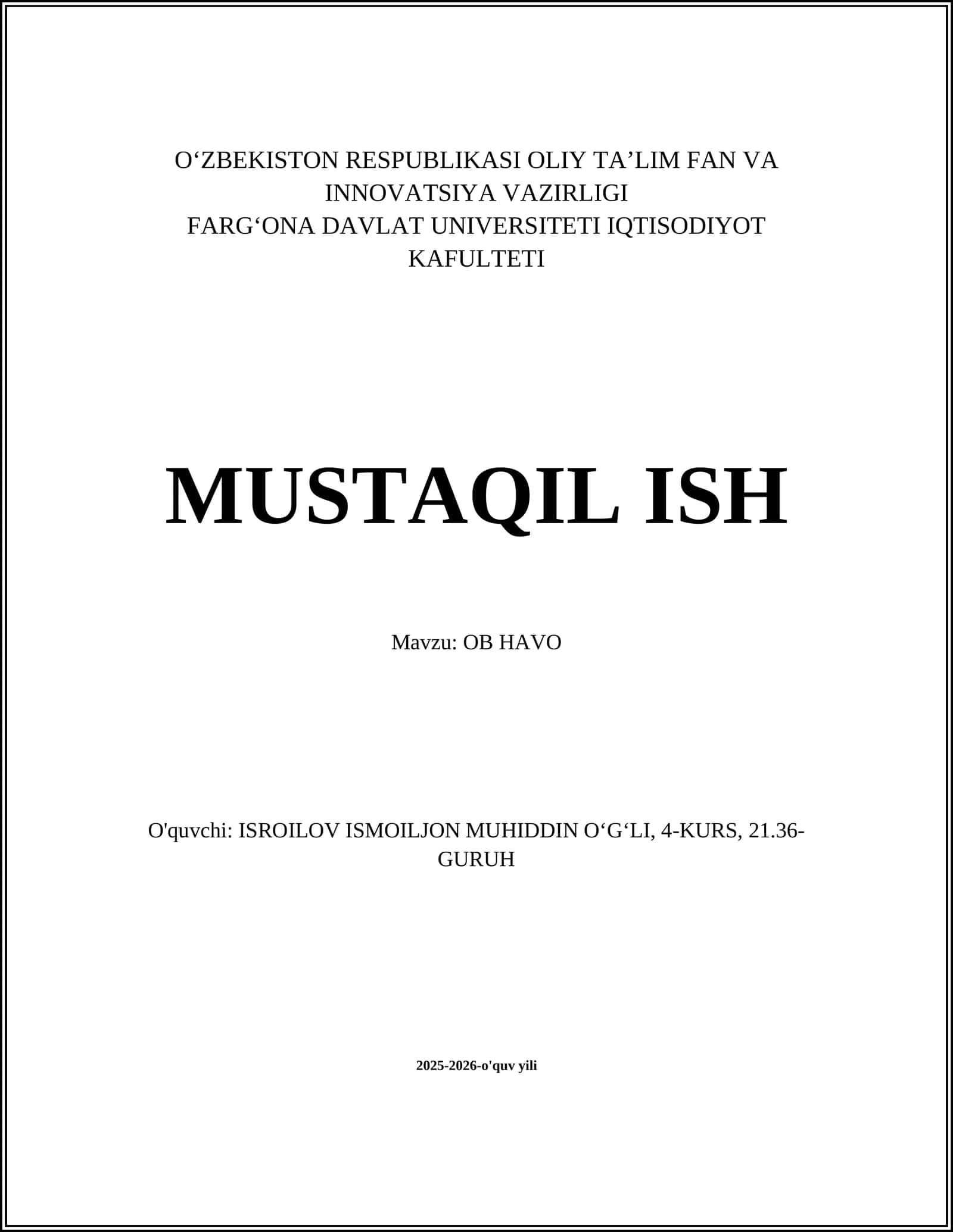 OB HAVO