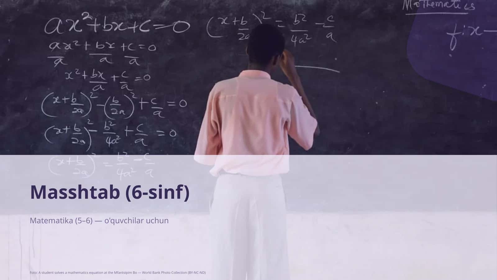 Masshtab (6-sinf)