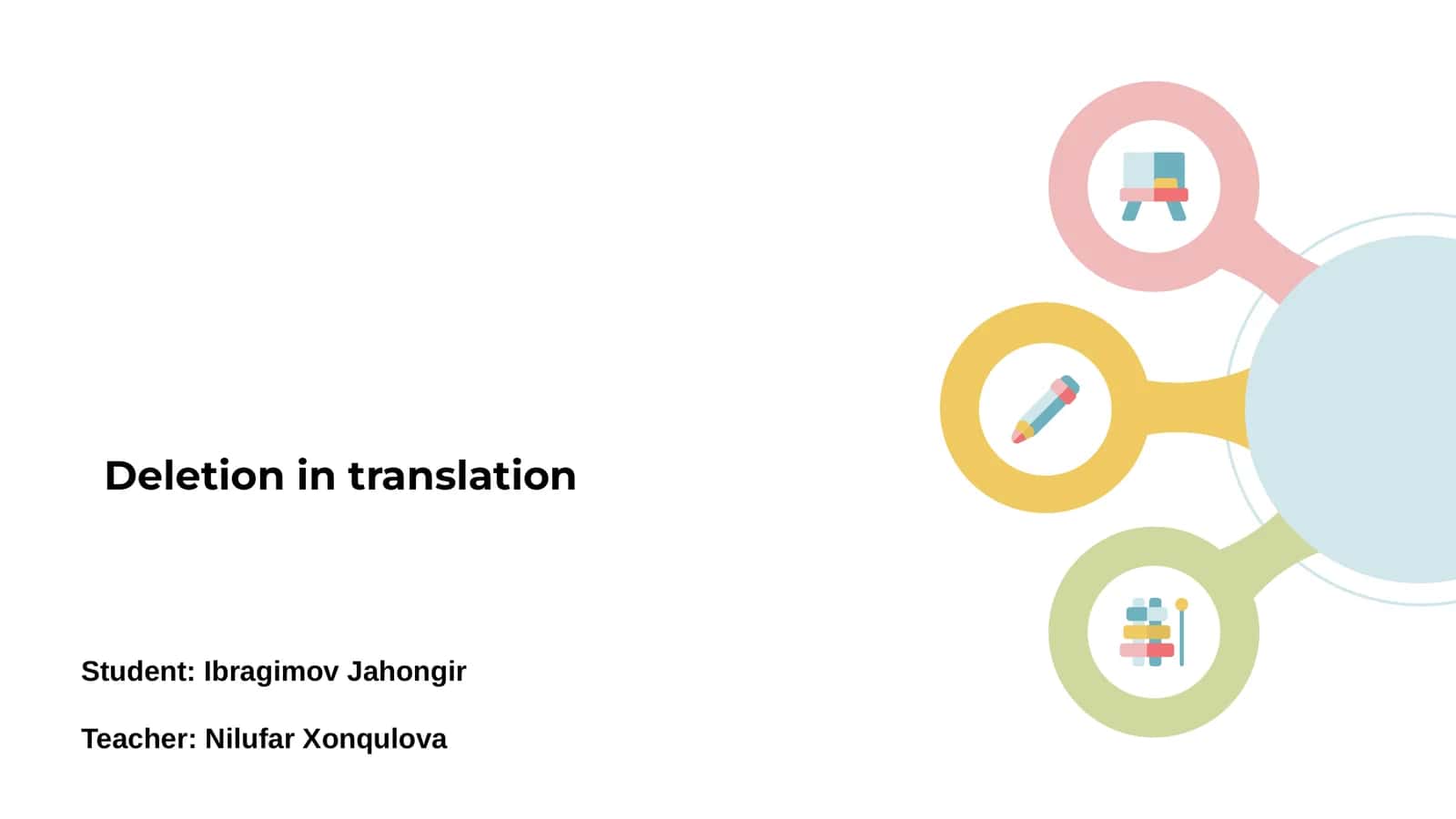 Deletion in translation