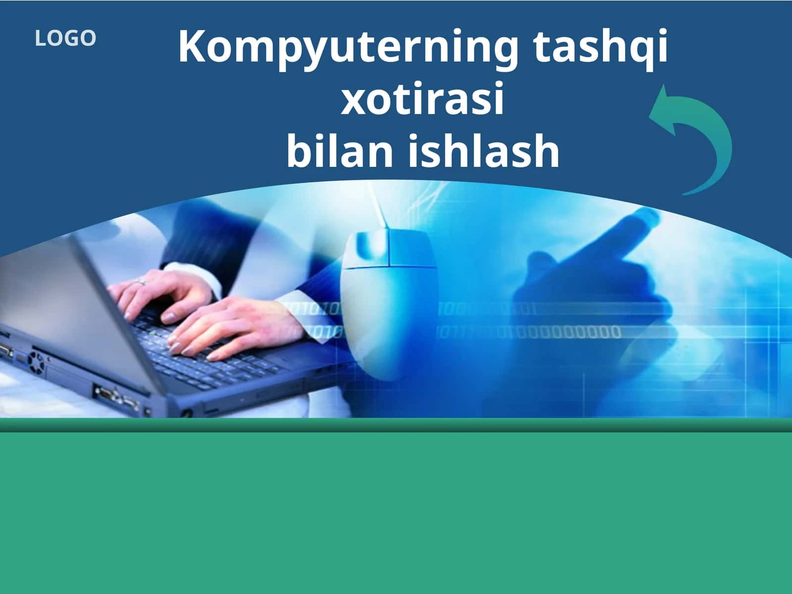 Kompyuterning tashqi xotirasi bilan ishlash