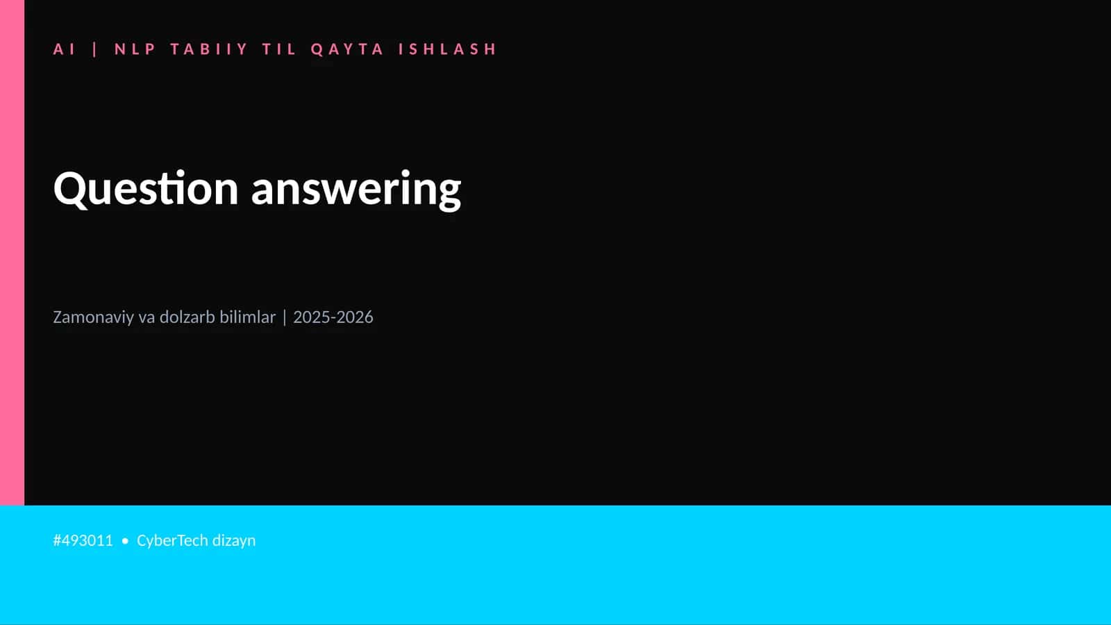 Question answering
