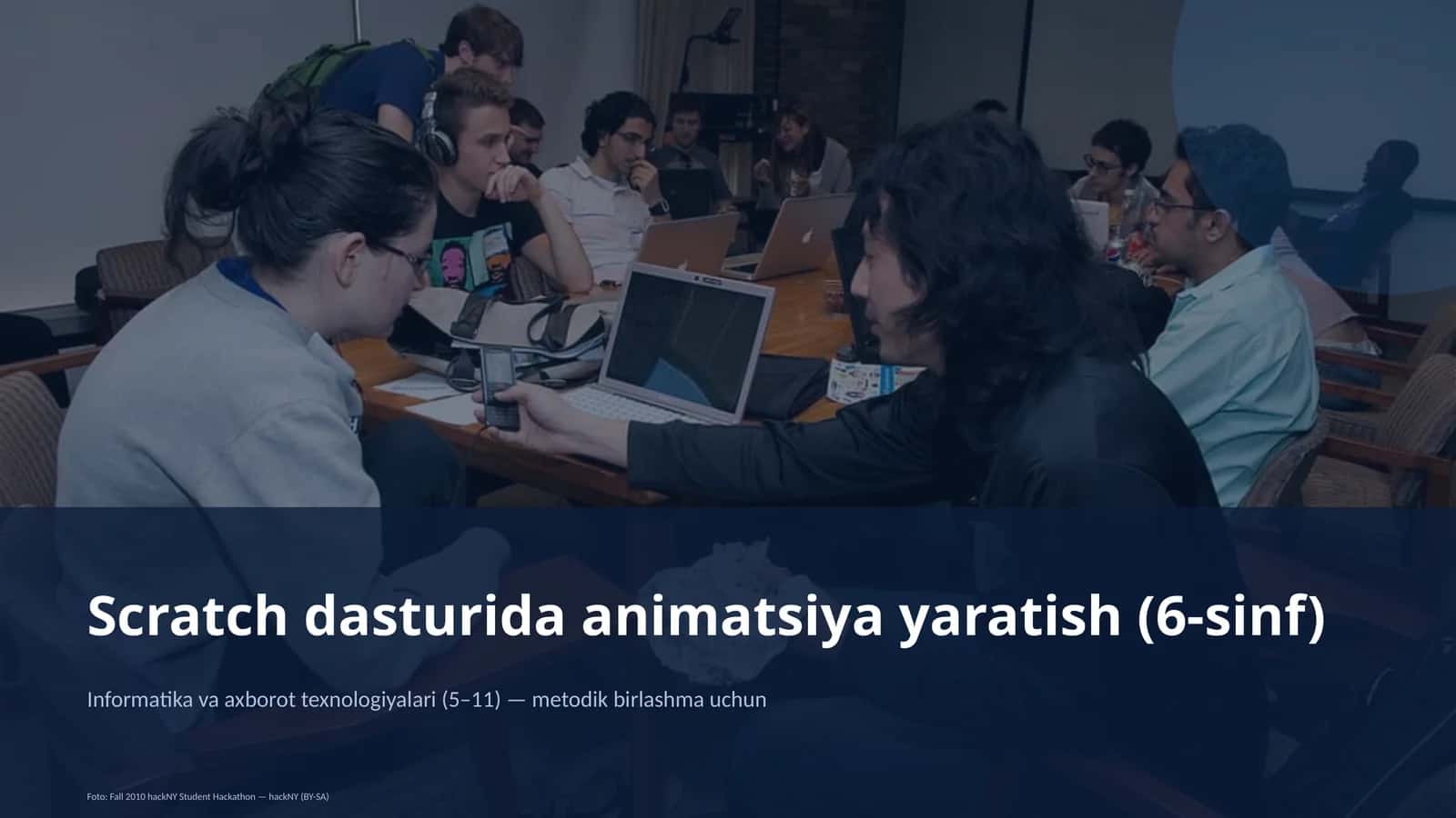 Scratch dasturida animatsiya yaratish (6-sinf)