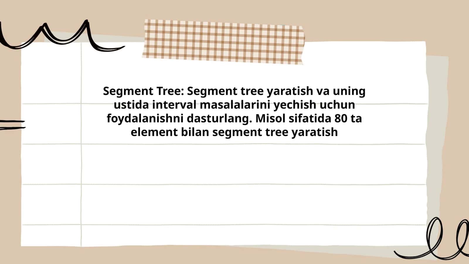 Segment Tree