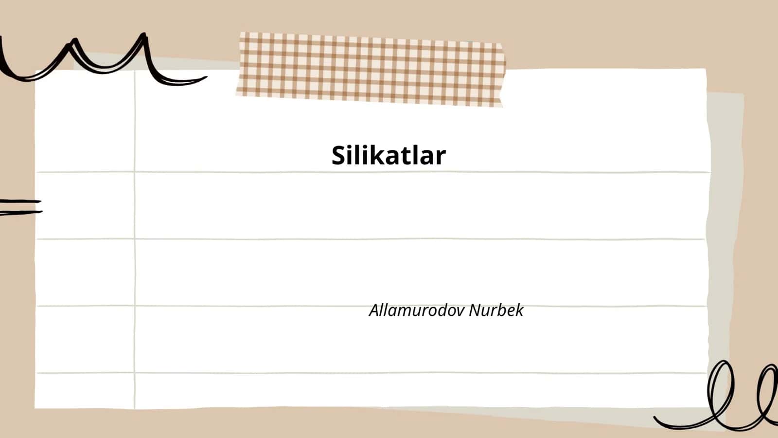 Silikatlar