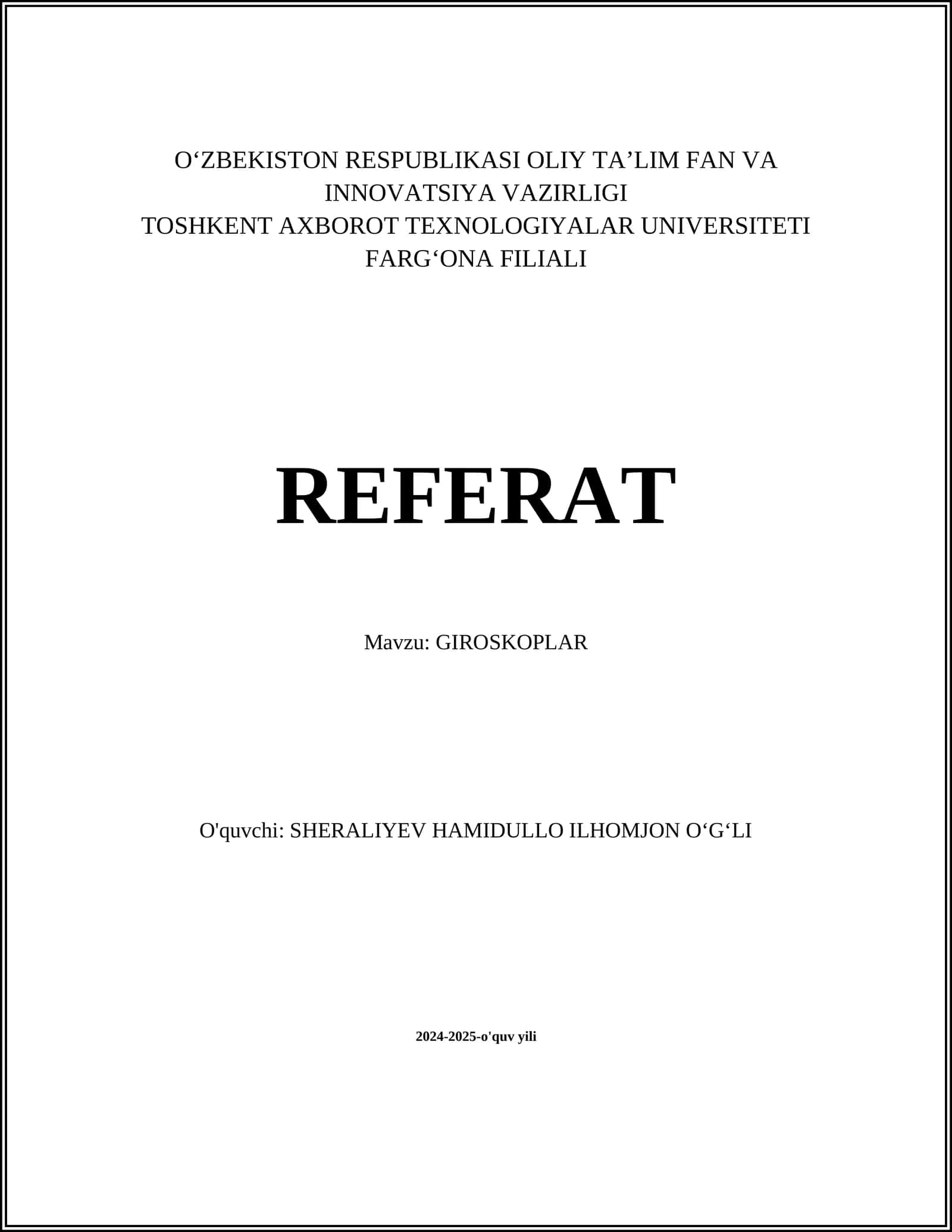 GIROSKOPLAR