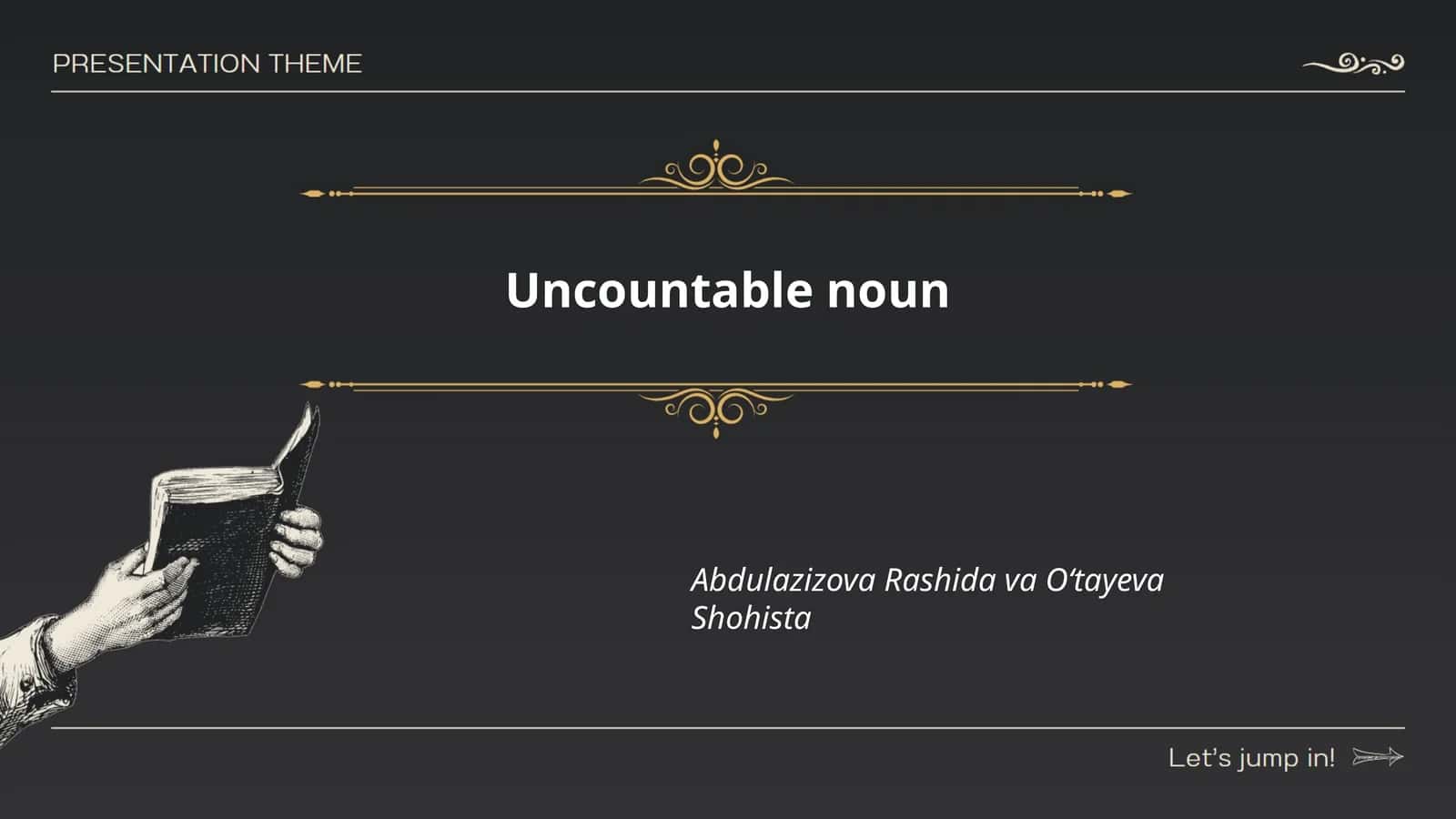 Definition of Uncountable Nouns