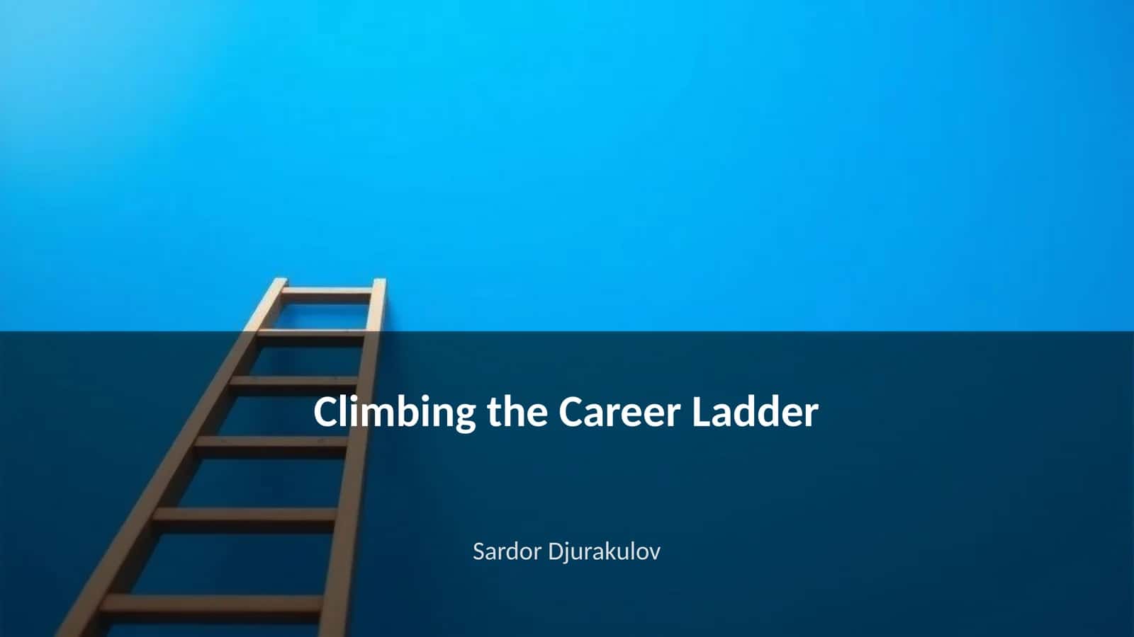 Climbing the Career Ladder