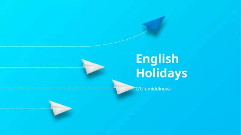 English Holidays