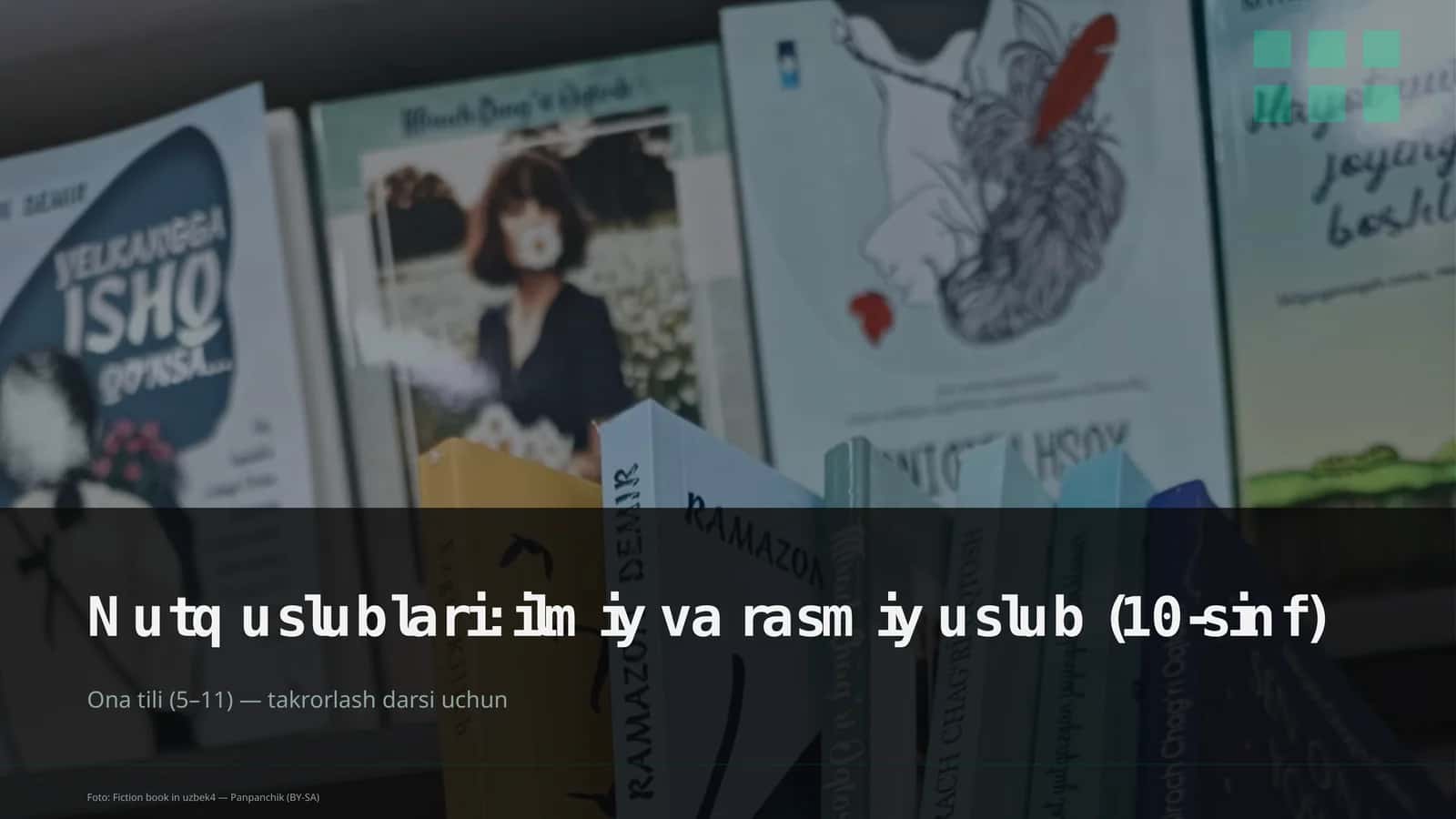 Nutq uslublari: ilmiy va rasmiy uslub (10-sinf)