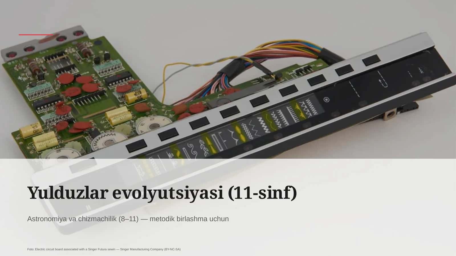 Yulduzlar evolyutsiyasi (11-sinf)