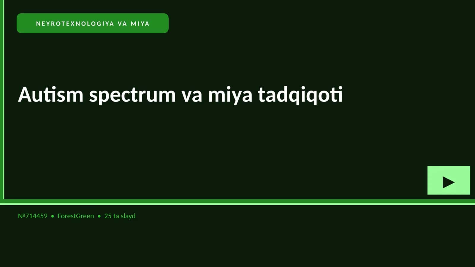 NEYROTEXNOLOGIYA VA MIYA