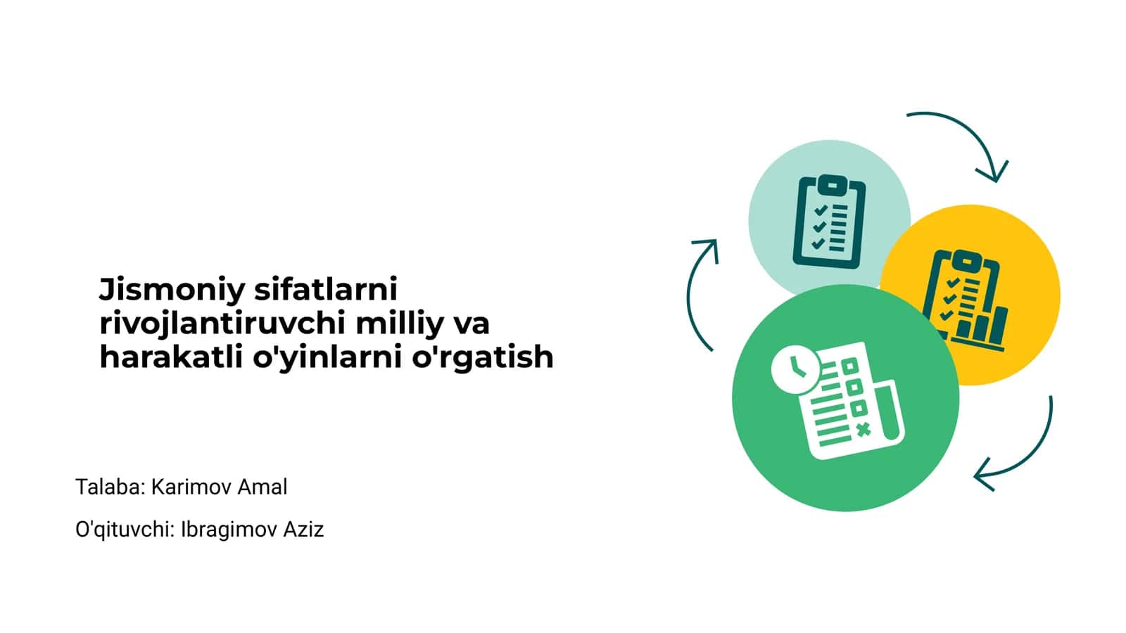 Jismoniy sifatlarni rivojlantiruvchi o'yinlar