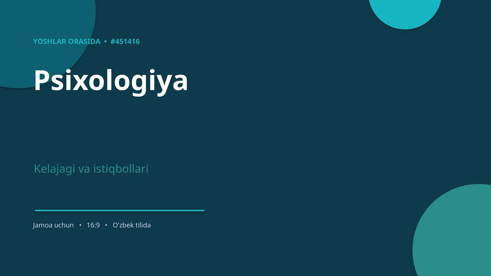 YOSHLAR ORASIDA • #451416