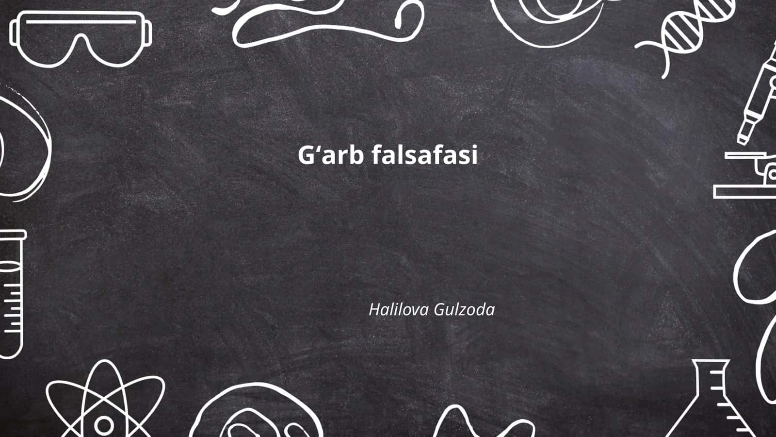 Gʻarb falsafasi