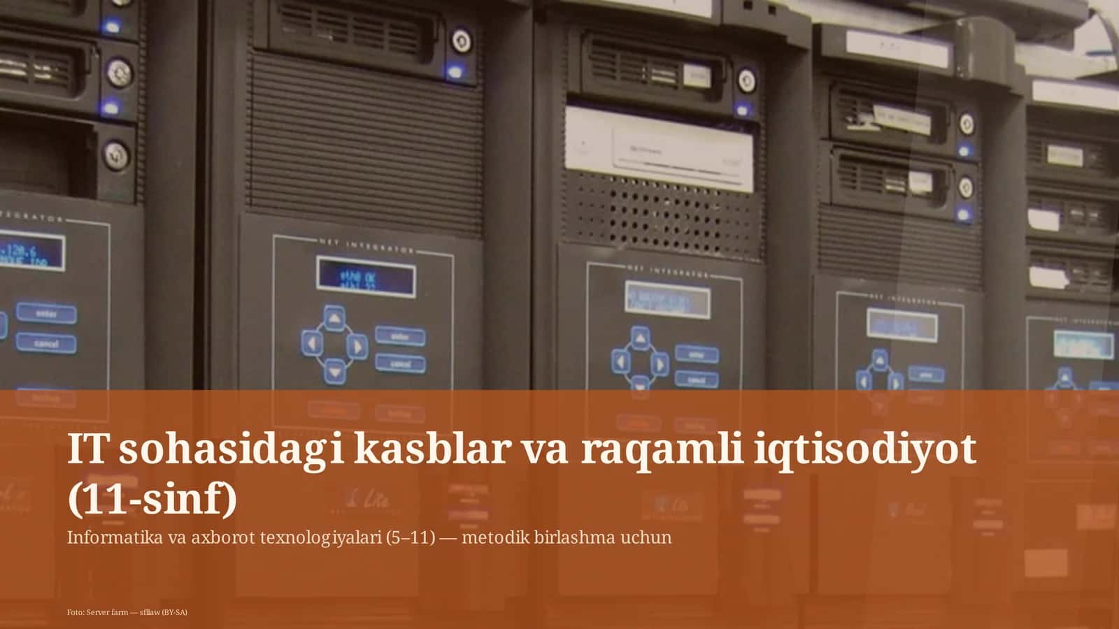 Informatika va axborot texnologiyalari (5–11) — metodik birlashma uchun