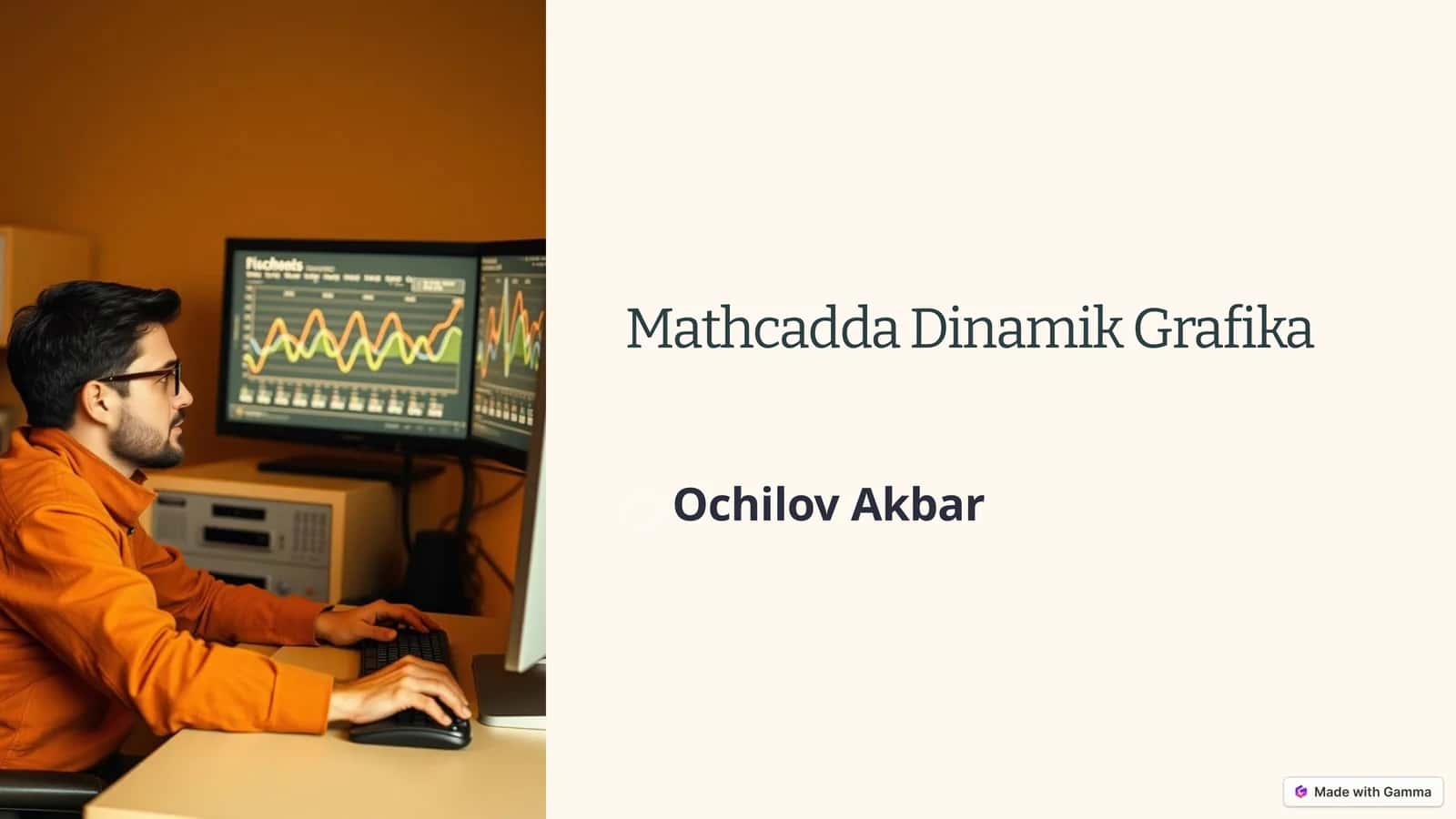 Mathcadda Dinamik Grafika
