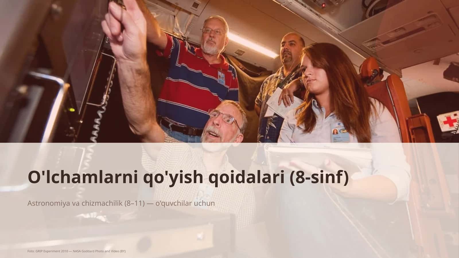 O'lchamlarni qo'yish qoidalari (8-sinf)