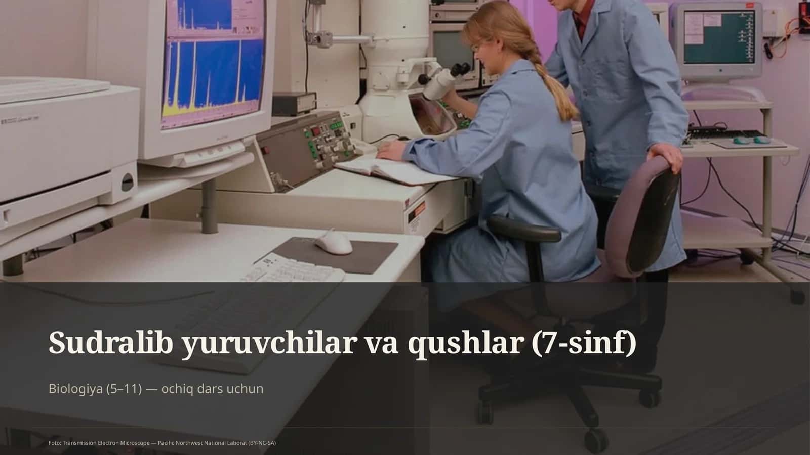 Sudralib yuruvchilar va qushlar (7-sinf)
