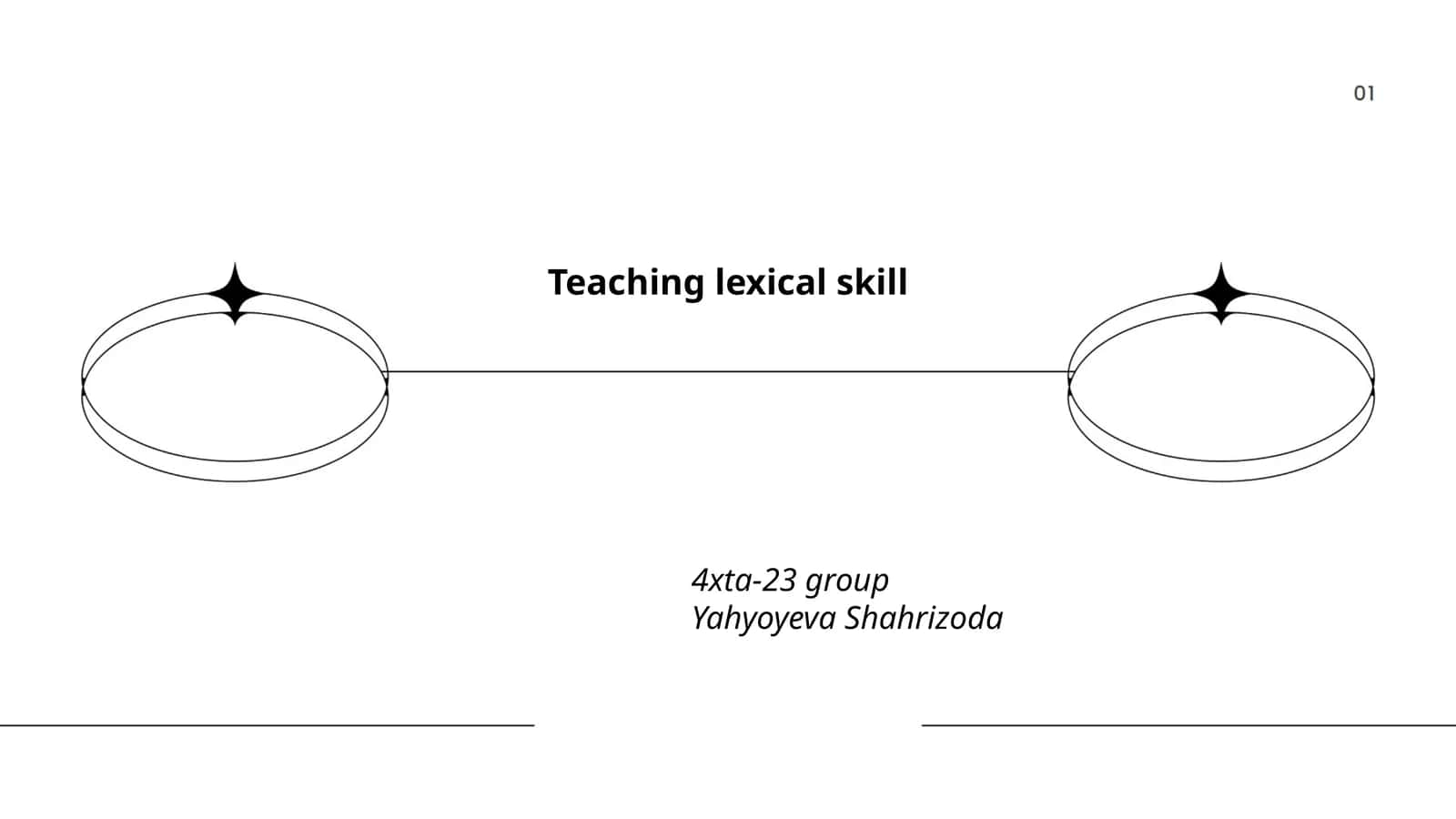 Teaching lexical skill