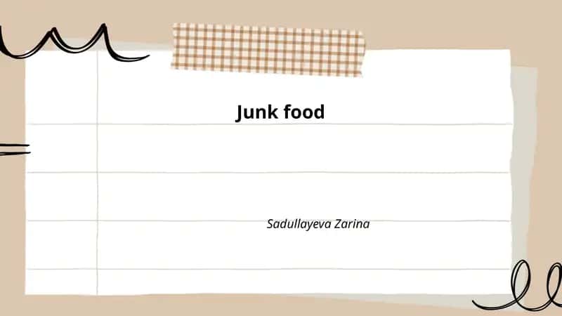 Junk food