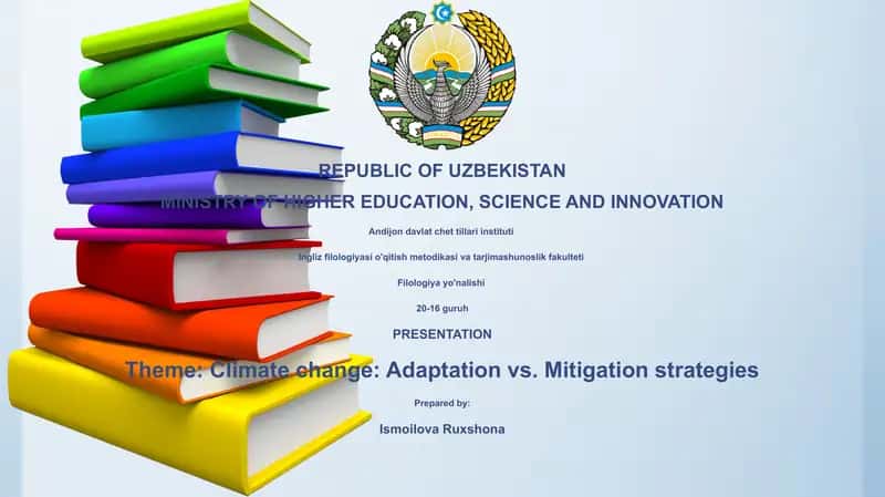 Climate change: Adaptation vs. Mitigation strategies