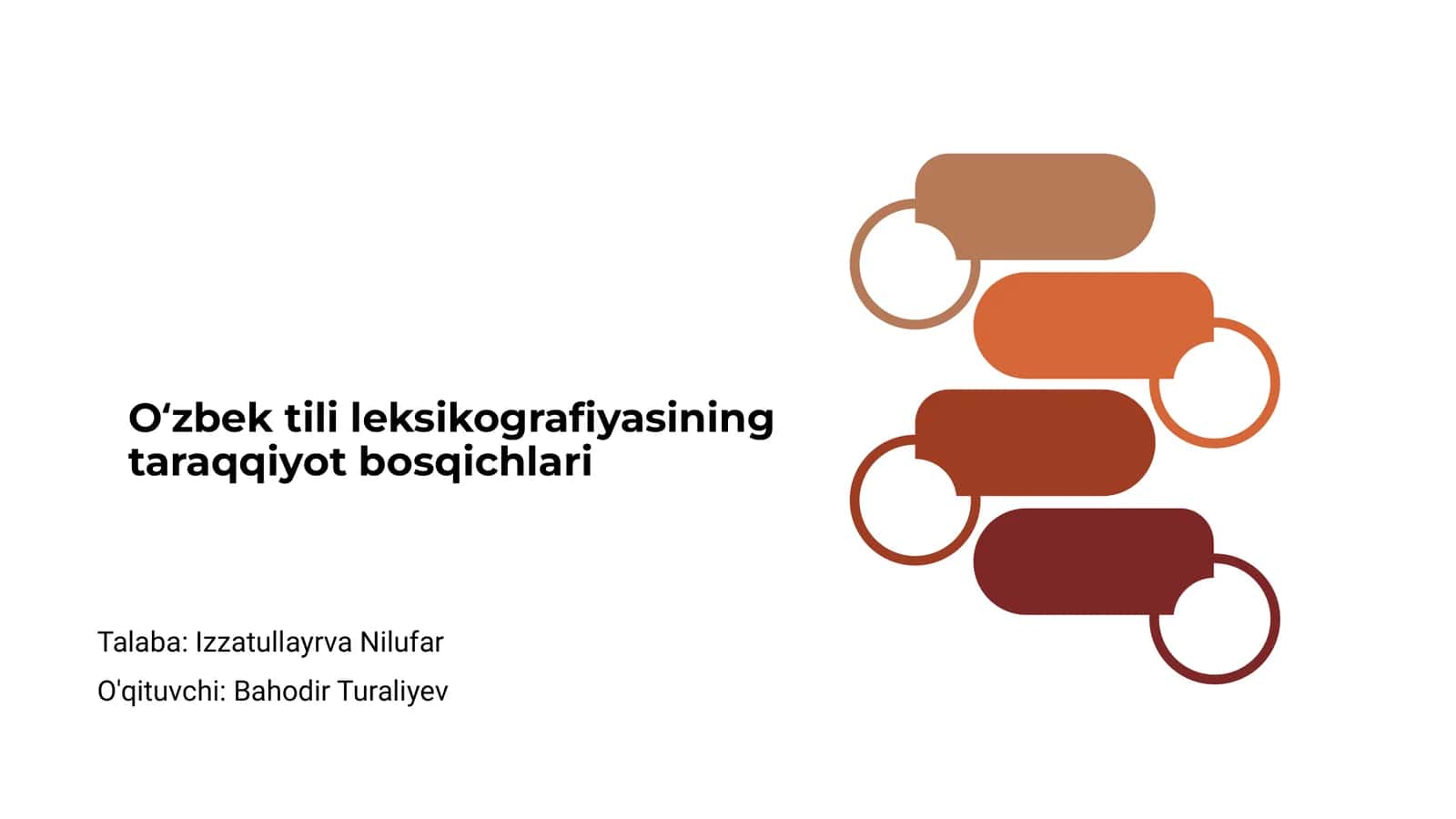 Oʻzbek tili leksikografiyasining taraqqiyot bosqichlari