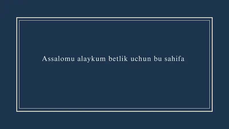 PYTON ALGORITMLAR ASOSLARI