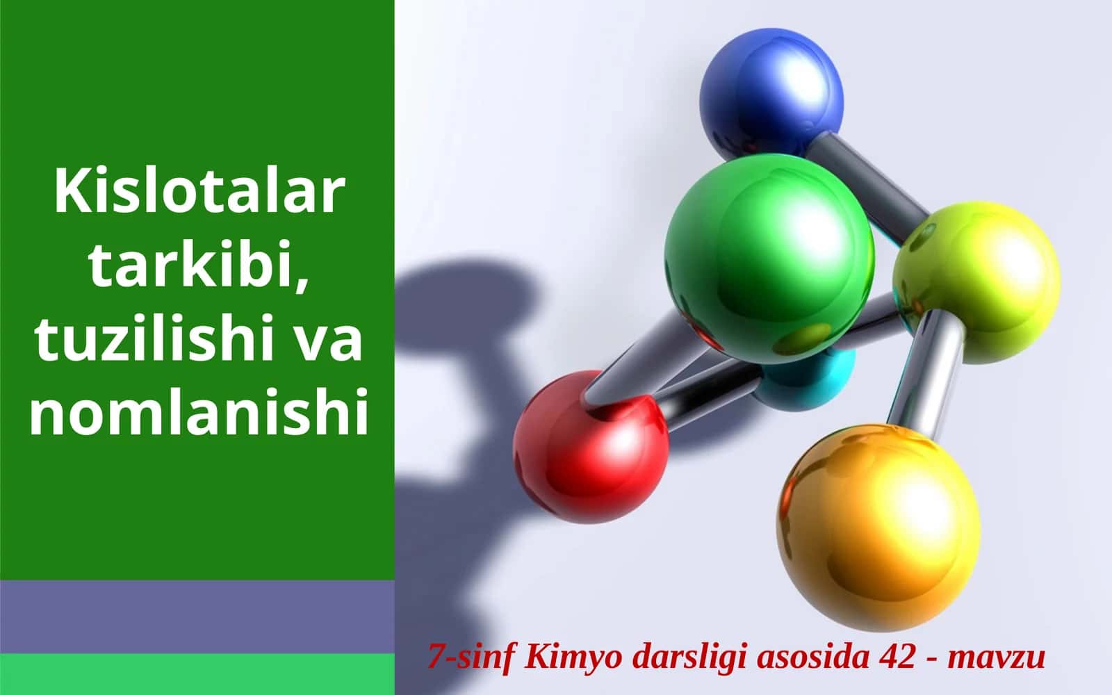 7-sinf Kimyo darsligi