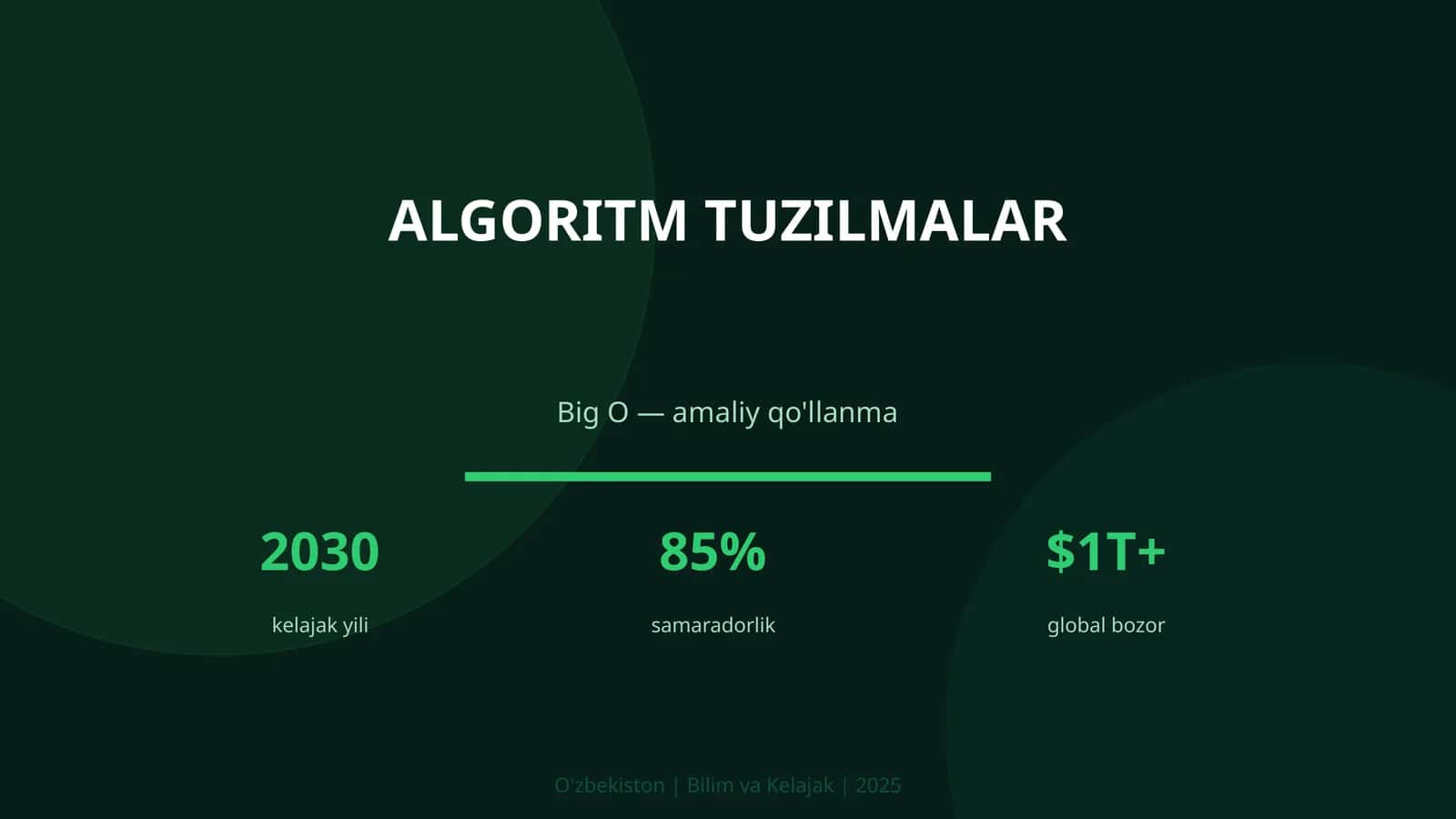 ALGORITM TUZILMALAR