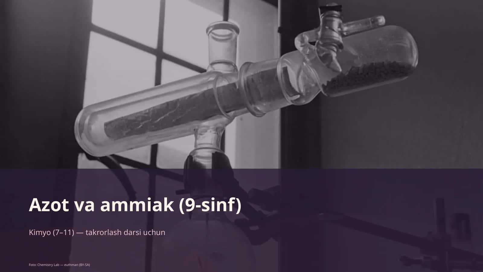 Azot va ammiak (9-sinf)