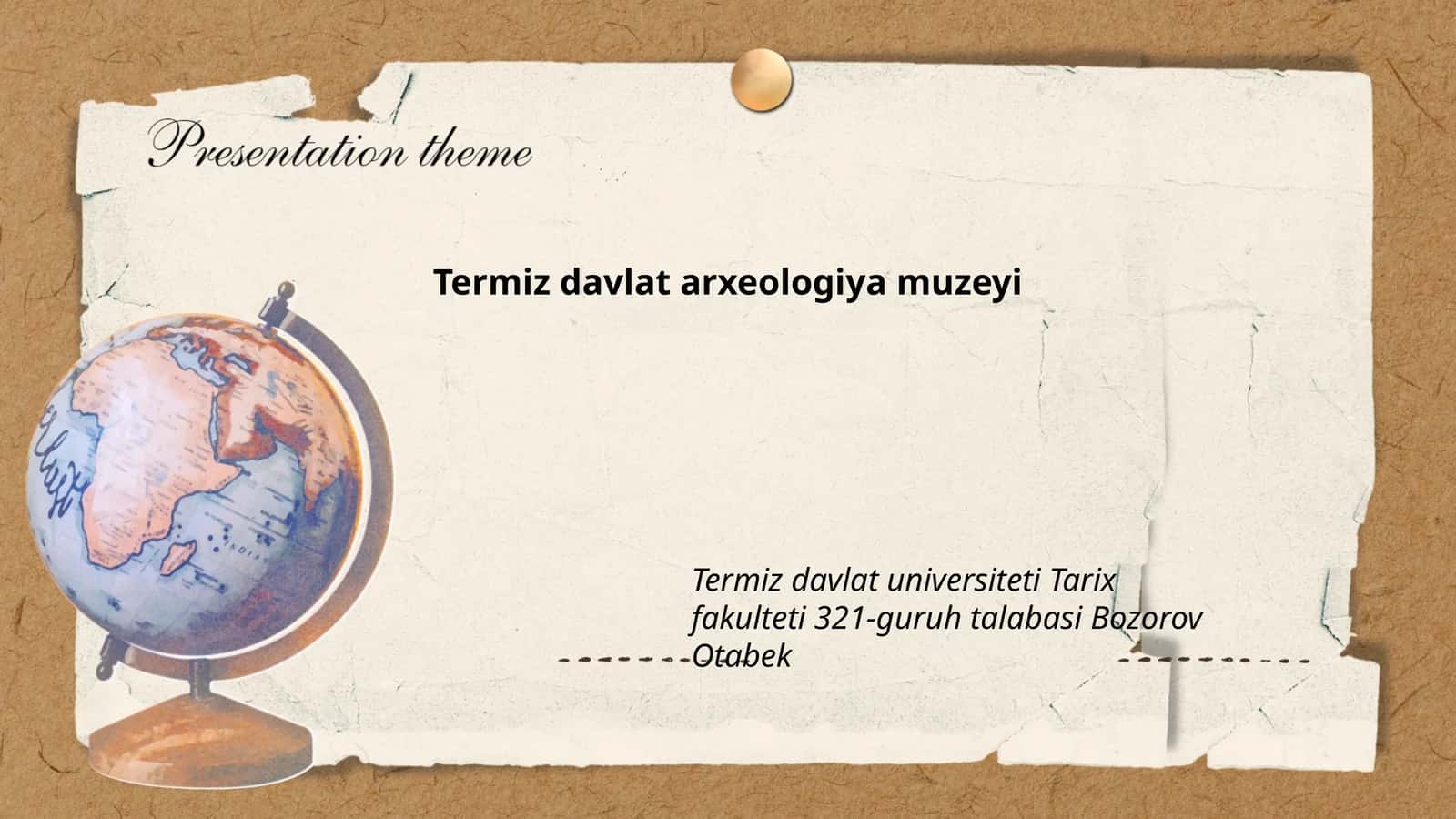 Termiz davlat arxeologiya muzeyi