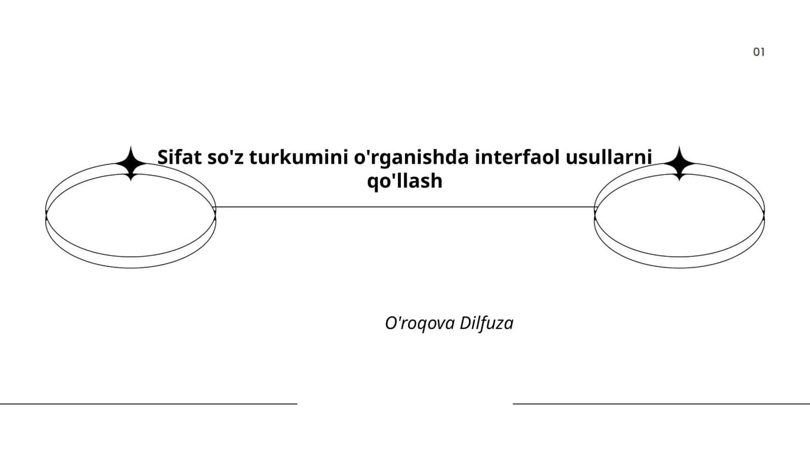 Sifat so'z turkumini o'rganishda interfaol usullarni qo'llash