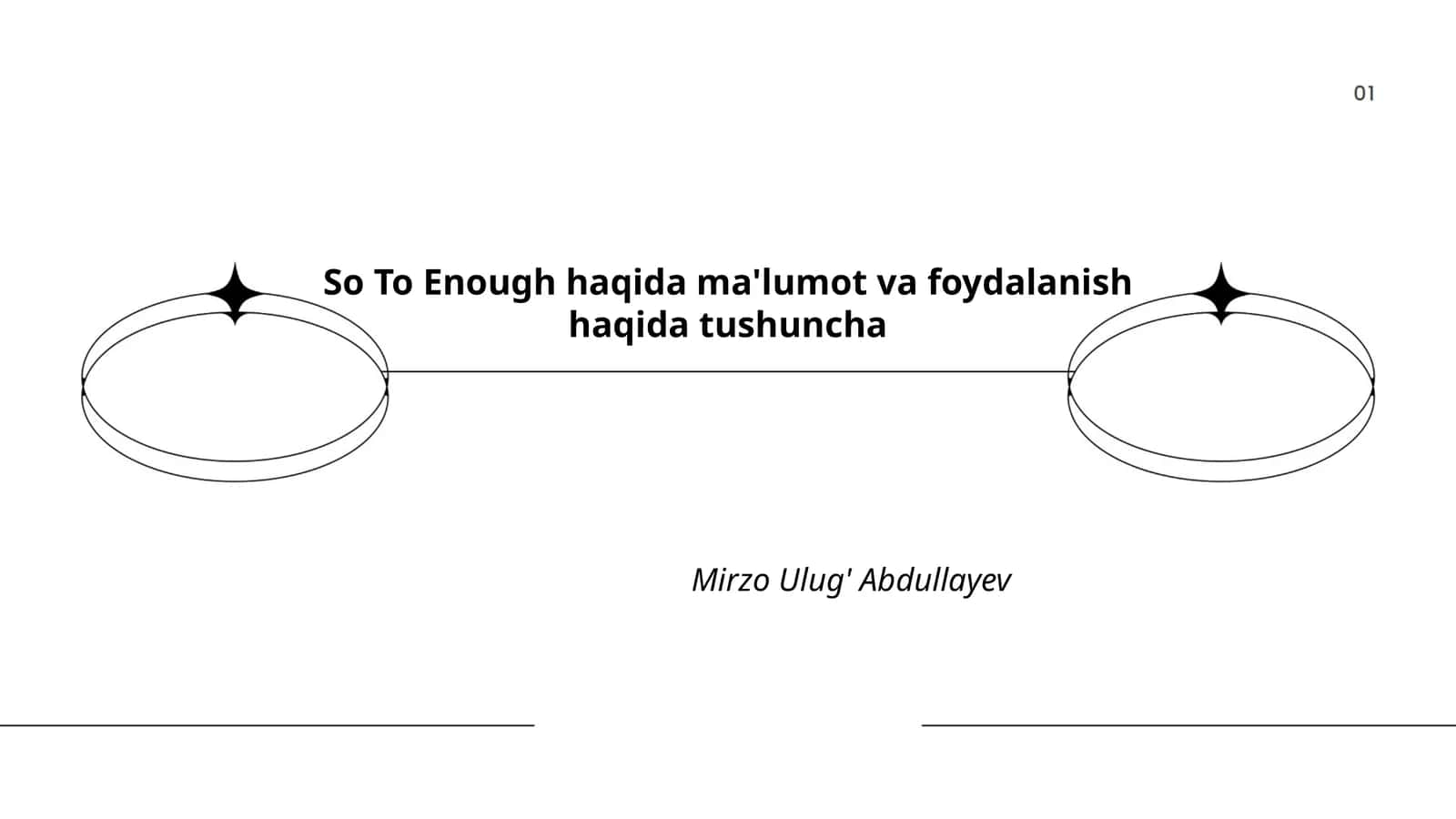 So To Enough haqida ma'lumot va foydalanish haqida tushuncha